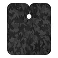 Waterproof Barber Cape Black Camouflage 65" x 55" Hair Cutting