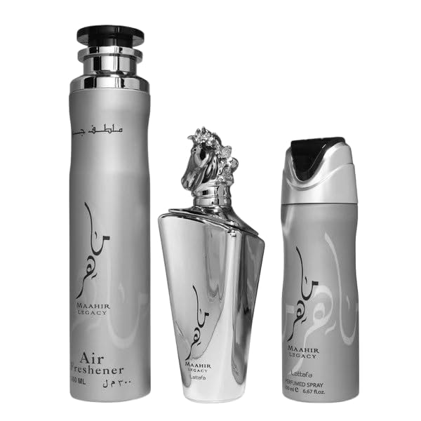 Lattafa Maahir Legacy Men's 3-Piece Gift Set