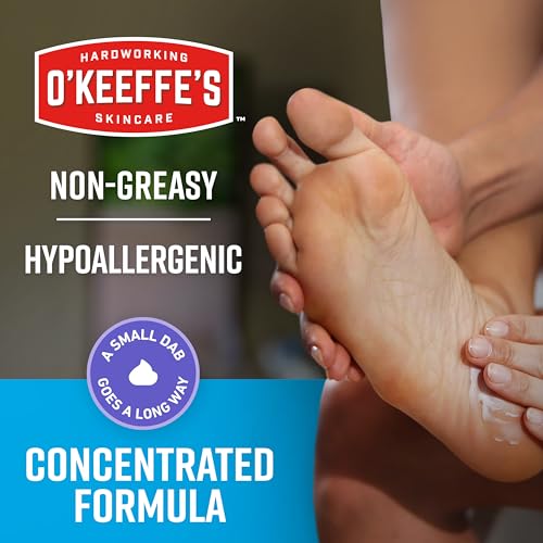 O'Keeffe's Healthy Feet Night Treatment Foot Cream for Dry Cracked Feet, 7 oz