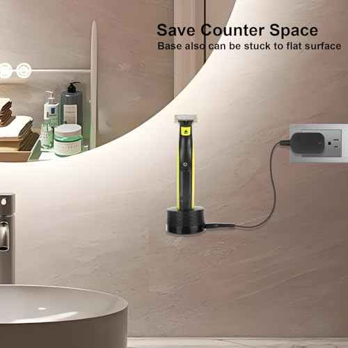 A00390 Charger Charging Cable for Philips One Blade QP2520, 4.3V A00390 Adapter with Charging Base Station Attachment for QP2520