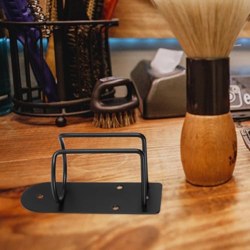Didiseaon Stainless Steel Barber Hair Clipper Holder Wall Mounted Tool Organizer for Salon Accessories Lightweight Sturdy Electric Shaver Stand for Home Barber Shop Use Aesthetic Hair Tool Rack