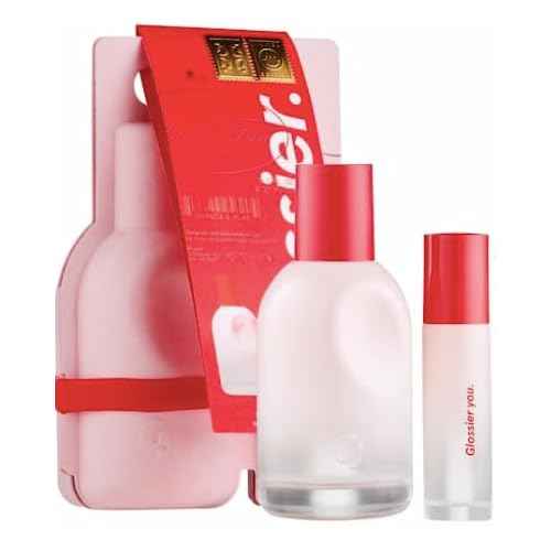 Glossier You Limited Edition Two of You Eau de Parfum Holiday Gift Set - Full Size Spray (1.7oz / 50ml) and Travel Size Rollerball (0.27oz / 8ml)