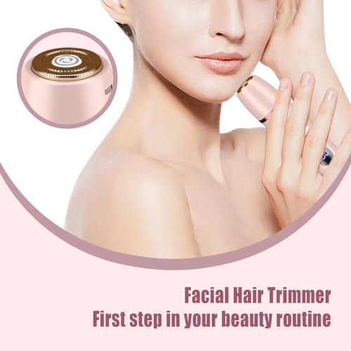 Lanumi Women Electric Razor 2 in 1 Bikini Trimmer Facial Hair Removal USB Rechargeable Body Shaver Wet Dry Pubic Hair Trimmer Lady Shaver LCD Display£¬Gifts for Women (Pink)