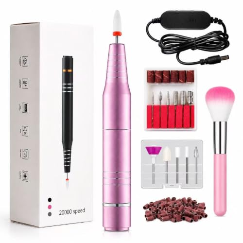 Electric Nail Drill Machine for Acrylic & Gel Nails, 20000 RPM