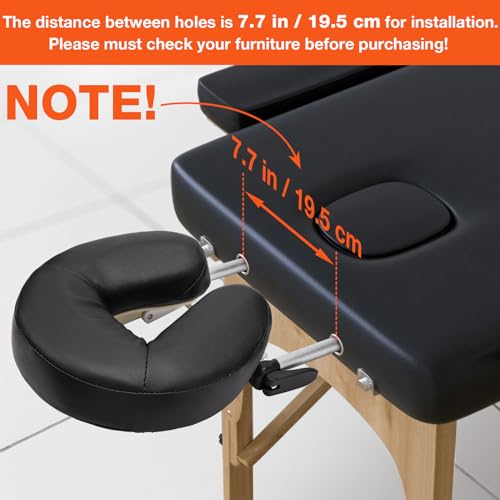 Udefineit Adjustable Massage Table Face Cradle & Pillow