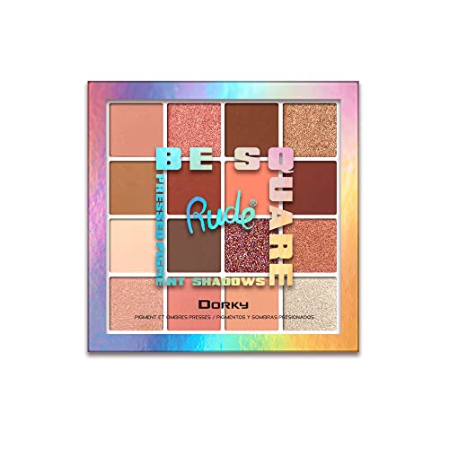 Be Square Pressed Pigments Eyeshadow Palette by RUDE