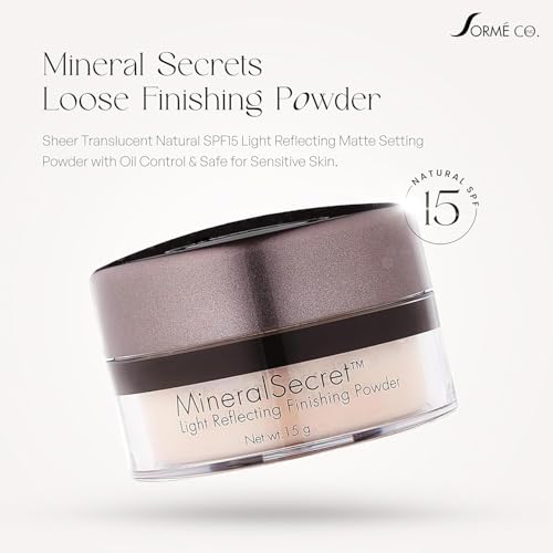 SORMÉ Mineral Light Reflecting Powder SPF15 | Hypoallergenic Loose