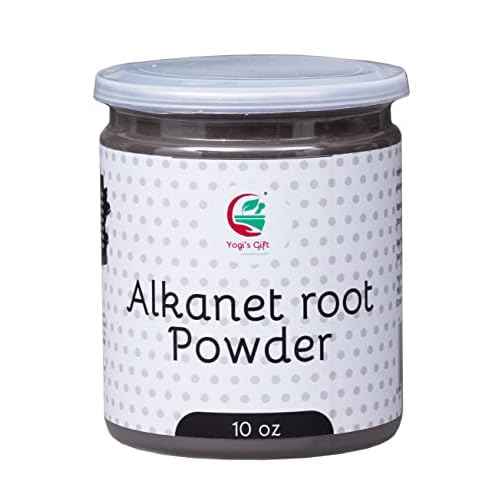 Alkanet Root Powder 10oz | 100% Natural Colourant For Soap making | Makes Beautiful Color Shades | Ratanjot Root Powder | By Yogis's Gift ¢ç