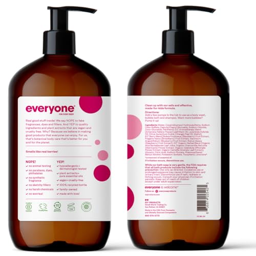 Everyone 3-in-1 Berry Blast Kids Soap, 32 oz