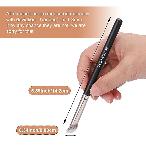 TEOYALL 3-Piece Angled Foundation & Concealer Brush Set