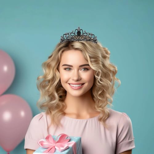 Crystal Rhinestone Tiara Crown for Women