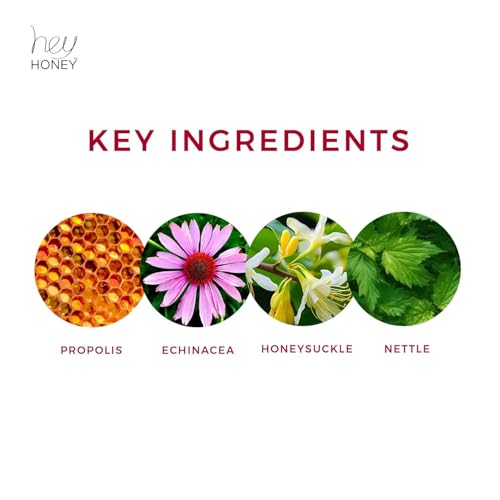 Hey Honey Tone It Up Facial Toner with Propolis Echinacea & Niacinamide | Soothes Skin Redness Hydrates & Restores Skin Barrier | Alcohol-Free Toner for Sensitive & Rosacea-Prone Skin | 5.0 oz