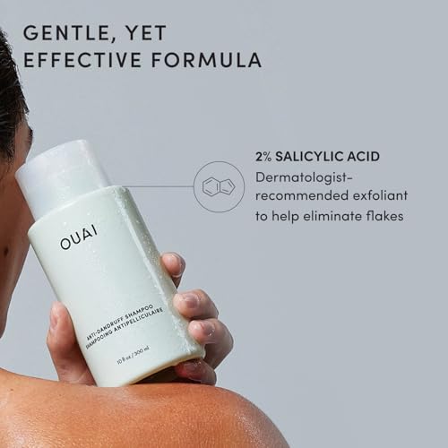 OUAI Anti-Dandruff Shampoo with Salicylic Acid, 10 Fl Oz