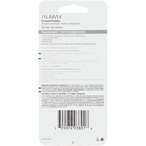Almay Pressed Powder, Oil-Free Matte, 0.20 oz