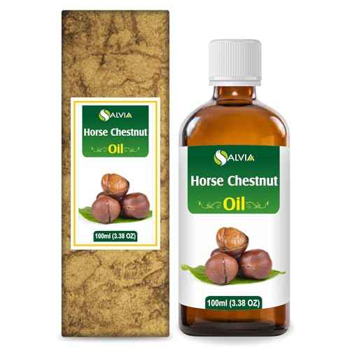 Salvia Pure Horse Chestnut Oil - Firms, Hydrates, and Tones Skin | Cosmetic Grade for Skincare, Hair Care, and DIY | 100 ML