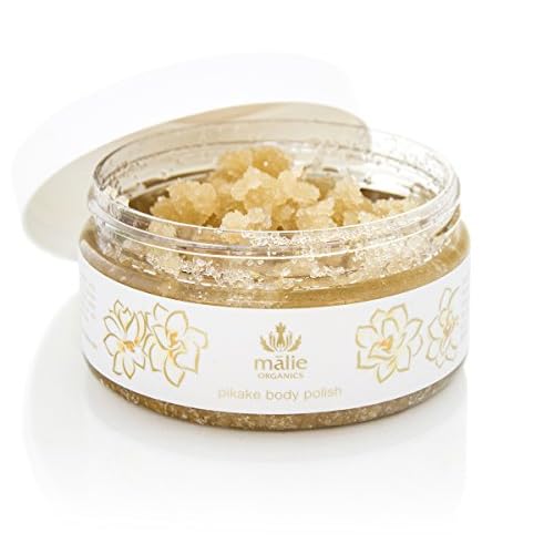 Malie Organics' All Natural Exfoliating Organic Body Polish to Exfoliate, Nourish, Moisturize and Hydrate Your Skin. 8 Fl Oz