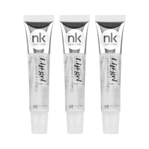 NICKA K NEW YORK Lip Gel Trio - Hydrating, Non-Sticky, 3 Pack