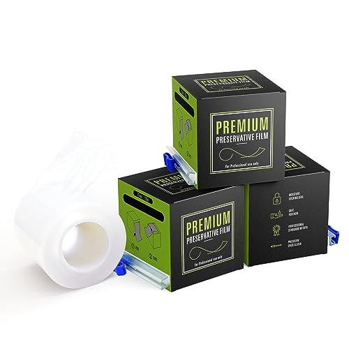 3 Pack Preservative Film 42mm x 200m for Eyebrow Lamination & PMU