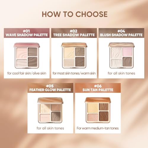 JUDYDOLL Highlight & Contour Palette - Creamy Powder Blendable