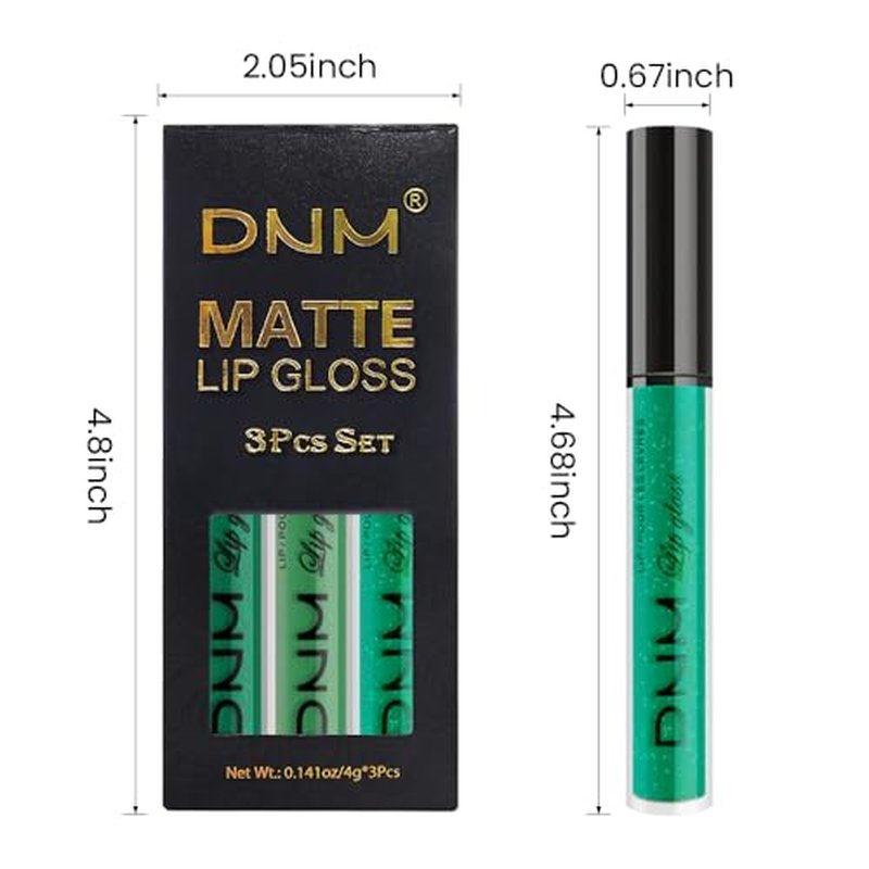 3-Piece Matte Liquid Lipstick Set - Long Lasting & Waterproof