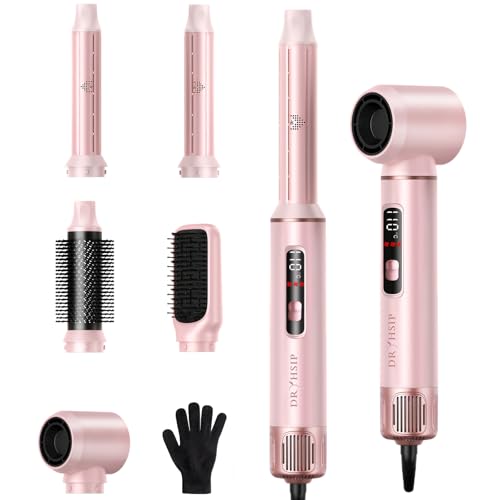 Dryhsip 5-in-1 Hair Styler & Air Dryer Brush with Ionic Technology