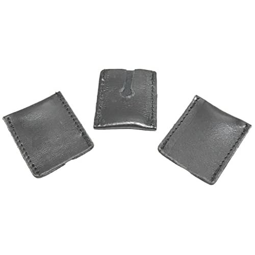G.B.S Durable and Double Edge Leather Razor Head Sleeve, Protective Sheath Case, Pack of 3