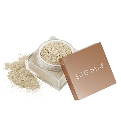 Sigma Beauty Soft Focus Setting Powder ? Silky Smooth, Lightweight Loose Setting Powder for Setting Makeup, Blurring Powder Reduces the Look of Pores, Lines & Wrinkles (Vanilla Bean, Ivory Matte)