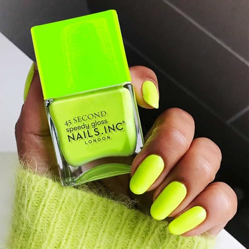 Nails Inc 45 Second Speedy Gloss Nail Polish - Daisy Neon Green