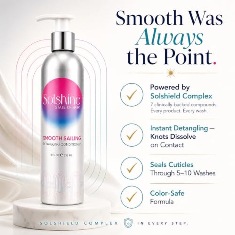 Smooth Sailing Detangling Conditioner - Anti-Frizz Formula