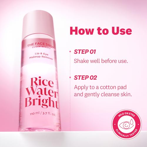 Rice Water Lip & Eye Makeup Remover – Gentle & Hydrating