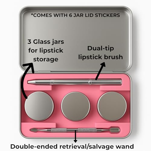 Lipstick Dipstick¢â Salvage Kit- Lipstick Saver Tool: Retrieve & Reapply The Last of Your Favorite Product? Tube Content Extractor and Applicator Kit