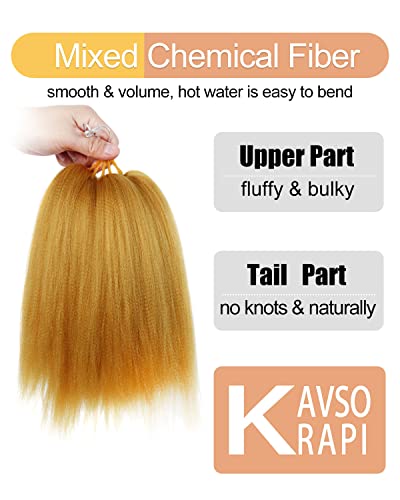Pre-Stretched Braiding Hair 10 Inch, 4 Packs Yaki