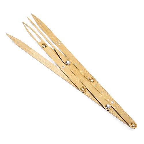 Golden Ratio Eyebrow Ruler - Flexible Stainless Steel Measuring Tool