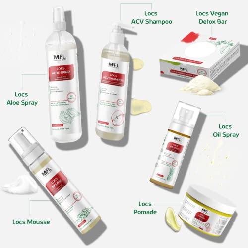 Made For Locs Aloe Vera Refresher Spray - Hydrating Moisturizer for Dreadlocks & Natural Hair, 8 oz