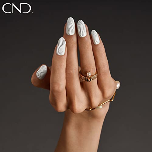 CND Vinylux Longwear White Nail Polish, Gel-like Shine & Chip Resistant Color, Cream Puff, 0.5 fl. oz