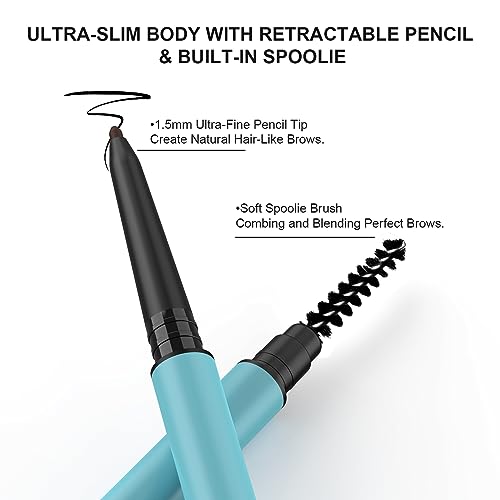 Define & Fill Brow Pencil 2-Pack Waterproof Eyebrow Pen