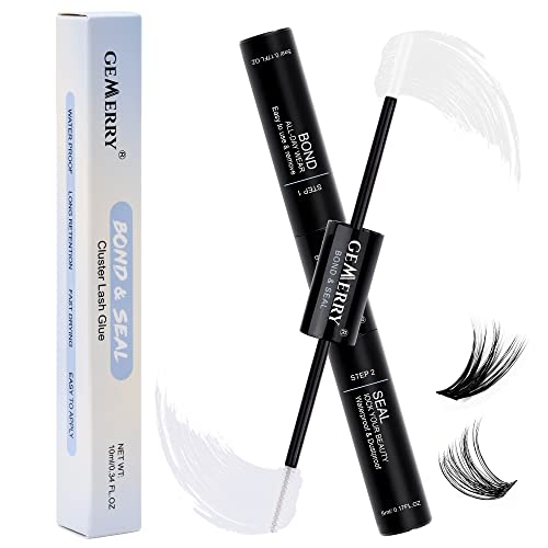 GEMERRY Lash Bond and Seal 10ml - Waterproof Cluster Lash Glue