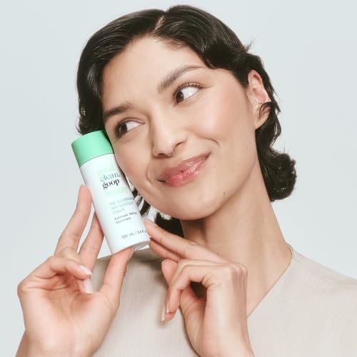 good.clean.goop Beauty The Illuminator 10% Glycolic Toner | Correct Texture and Minimize Pores | Glycolic Acid, Black Tea Ferment, & Snow Mushroom Extract | Helps Even Skin Tone | Vegan | 3.4 Fl oz
