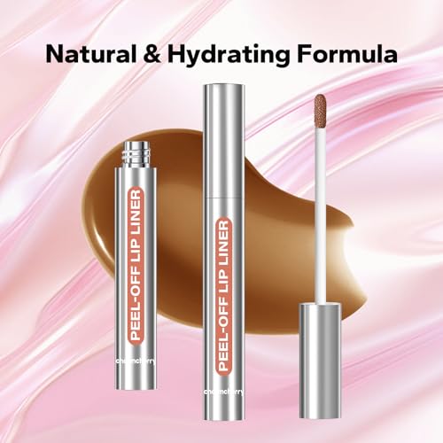 CharmCherry True Nude Peel Off Lip Stain & Lip Liner - Long Lasting Waterproof Matte