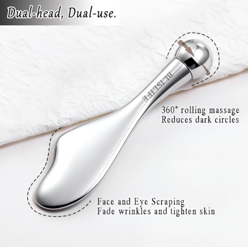 Mini Eye Roller Massager for Puffiness & Wrinkles | Zinc Alloy
