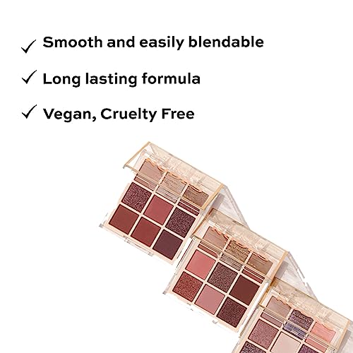 Makeup Revolution Ultimate Nudes Eyeshadow Palette, 9 Shades