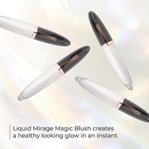 LUMINESS Color-Changing Liquid Blush with Hyaluronic Acid & Vitamin E, Hydrating Cheek Tint for All Skin Tones