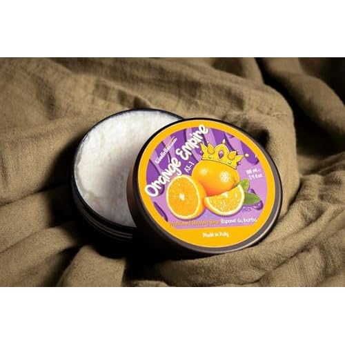 The Goodfellas' Smile, ORANGE EMPIRE (Orange & Citrus), Luxury Italian Shaving Soap, Formulated for Use with A Shaving Brush, Made in Italy