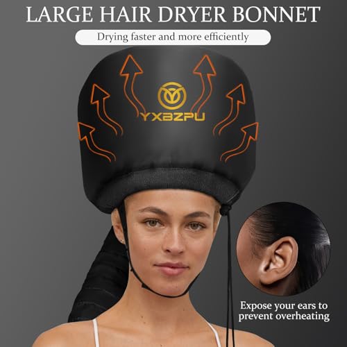 Bonnet Hair Dryer with Hose for Curly Hair Deep Conditioning