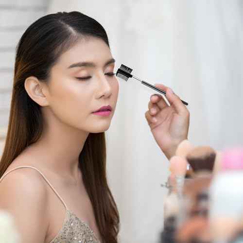 10Pcs Eyebrow Brush Comb, Eyelash Makeup Brush, Eye Brow Eyelash Brush Comb, Makeup Tool for Eyelashes Extension£¬ Lash Seperating Combs, Eye Makeup Brush