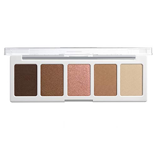 wet n wild Color Icon 5-Pan Eyeshadow Palette Bundle - Pink Camo-flaunt Matte Shimmer Metallic & Brown Walking On Eggshells