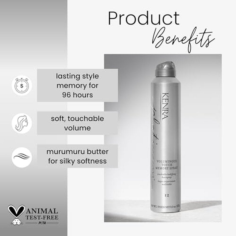 Kenra Platinum Voluminous Touch Memory Hairspray 12 - 96 Hour Hold