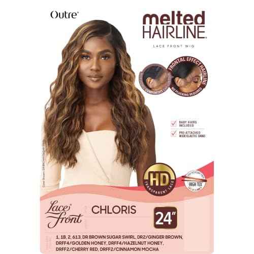 Outre Lace Front Wig - Melted Hairline - CHLORIS (DR2/GINGER BROWN)