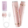 Rechargeable 2-in-1 Bikini Trimmer & Shaver for Women - IPX7 Waterproof