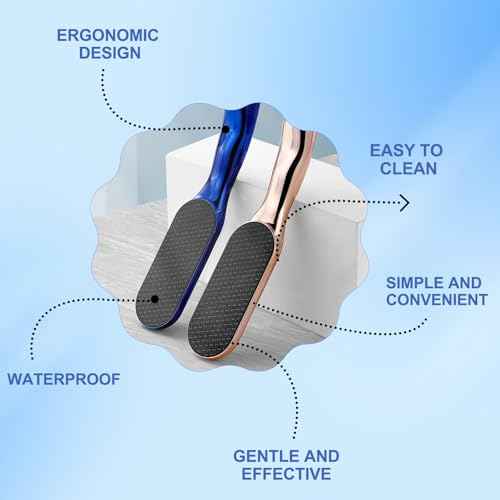 Veinsgrain Foot File, Nano Glass Foot File, Hard Skin Remover Nano-Glass Foot File, Veins Grain Foot File, Professional Foot Care Tools, Pedicure Tool for Smooth Feet (Gold)